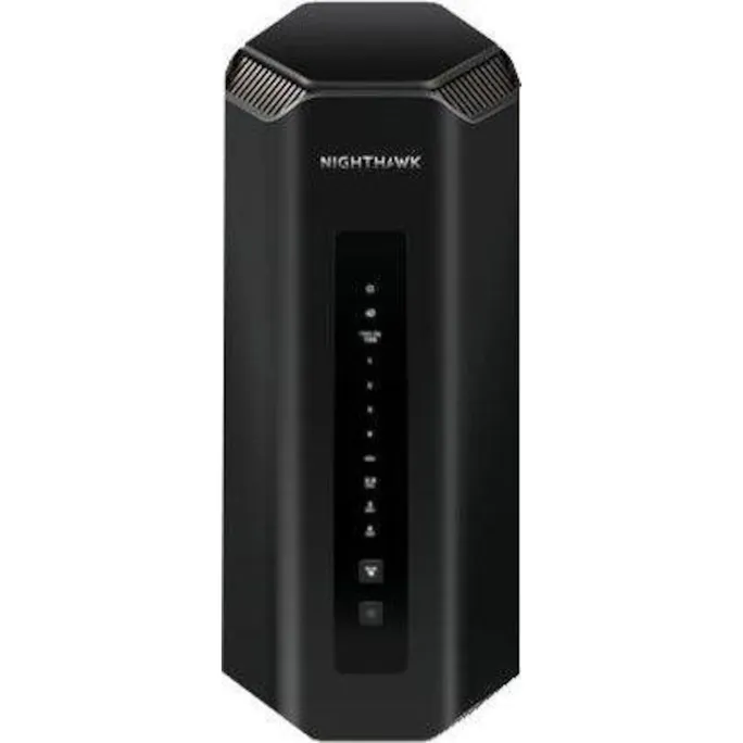NETGEAR Nighthawk Tri-Band-WLAN-7-Router (RS700S) – Sicherheitsfunktionen, BE19000 WLAN-Geschwindigkeit (bis zu 19 Gbit/s) – 10-Gig-Internetanschluss – deckt bis zu 275 m2 ab, 200 Geräte – 1 Jahr Armor inklusive