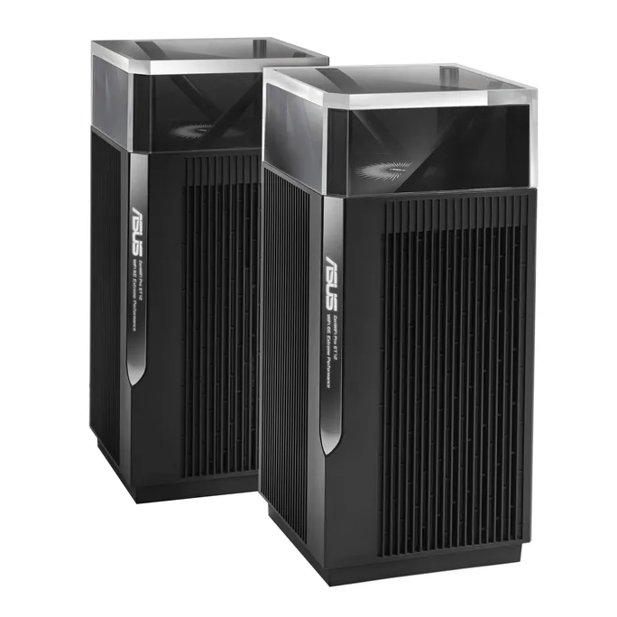 ASUS ZenWiFi Pro ET12 AXE11000 2er Pack Whole-Home-Mesh-WiFi Schwarz